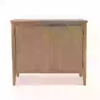 Oak Recessed Handle Large Storage Cupboard